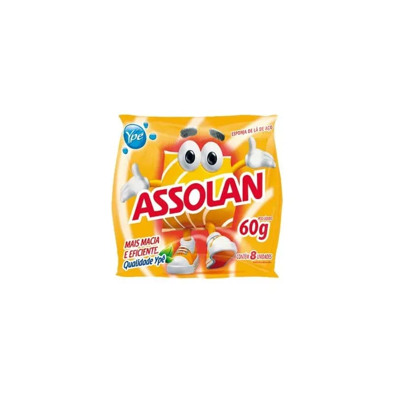 Lã De Aço Assolan - 8 UN