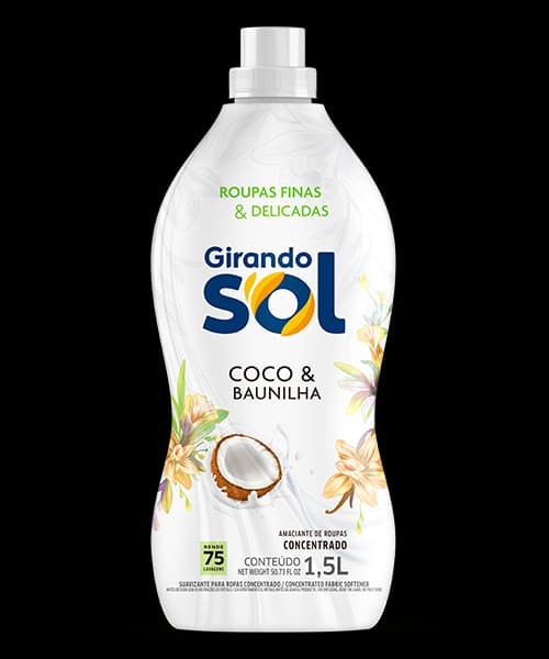 Amaciante Concentrado Coco Baunilha 1,5L